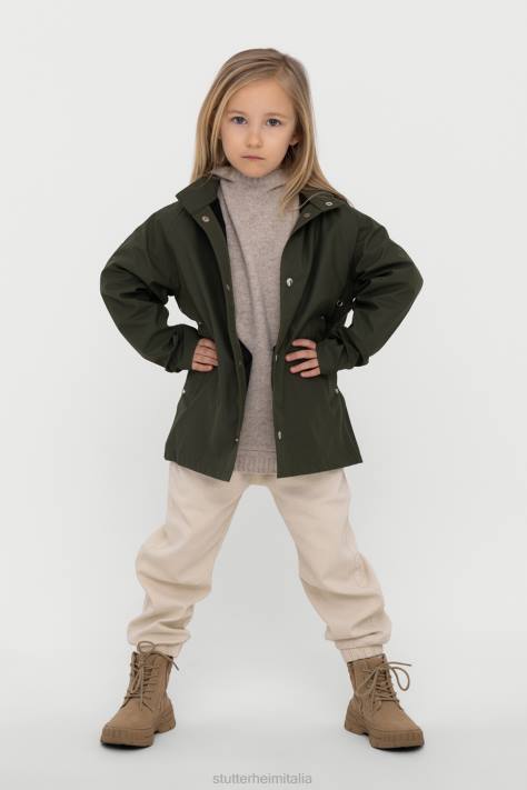 vestiario L08Z329 verde bambini mini leggero Stutterheim