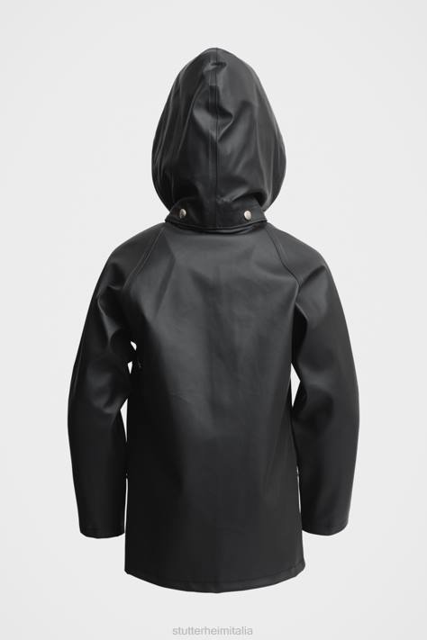 vestiario L08Z333 nero bambini mini impermeabile per bambini Stutterheim