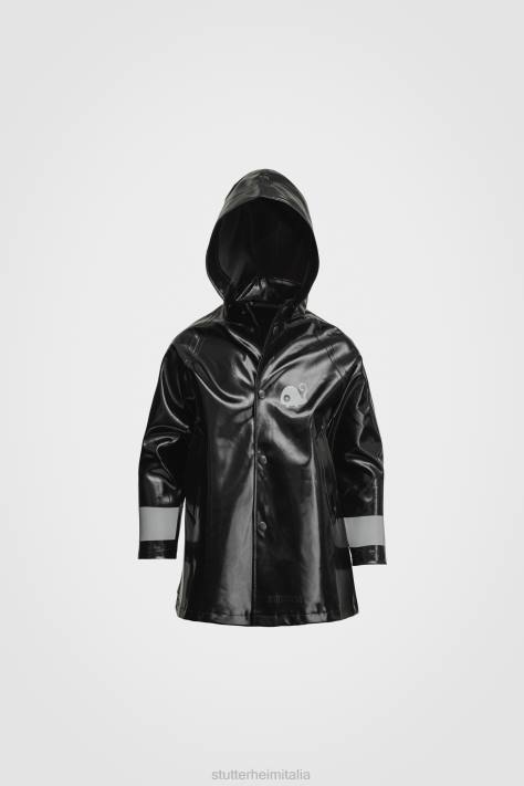 vestiario L08Z424 nero bambini mini impermeabile opale per bambini Stutterheim