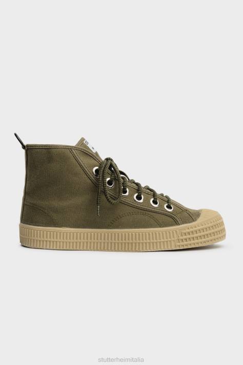 calzature L08Z274 verde/fondente unisex sneaker alta haga Stutterheim