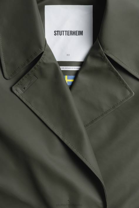 vestiario L08Z189 verde donne trench mayfair Stutterheim