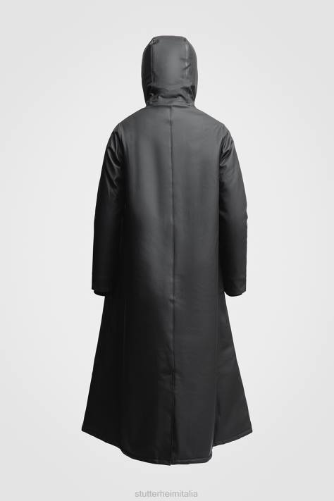 vestiario L08Z204 nero donne Mosebacke lungo impermeabile invernale Stutterheim