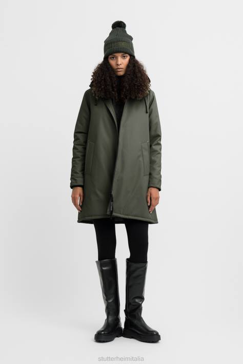 vestiario L08Z208 verde donne giacca invernale mosebacke Stutterheim