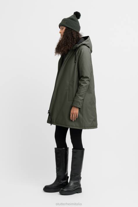 vestiario L08Z208 verde donne giacca invernale mosebacke Stutterheim