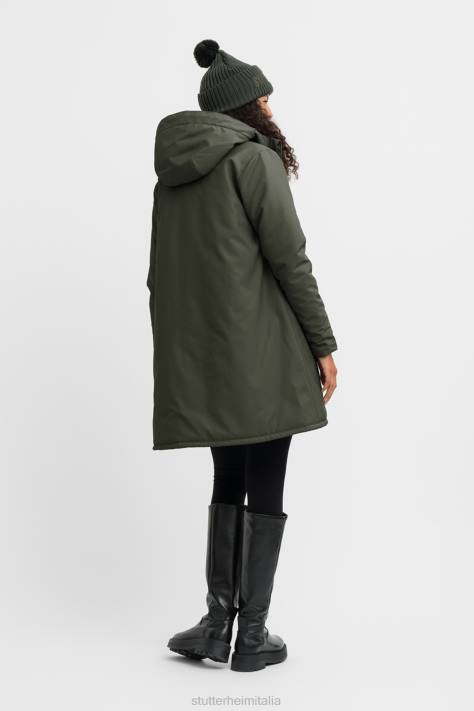 vestiario L08Z208 verde donne giacca invernale mosebacke Stutterheim