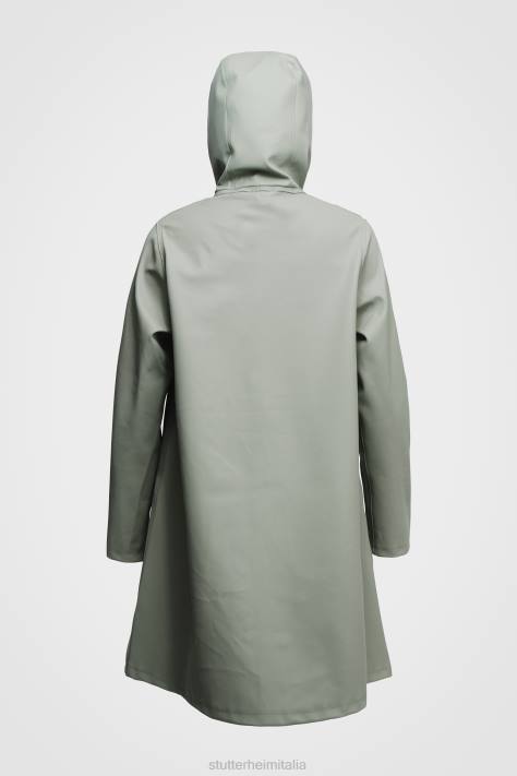 vestiario L08Z187 verde kaki donne impermeabile mosebacke Stutterheim