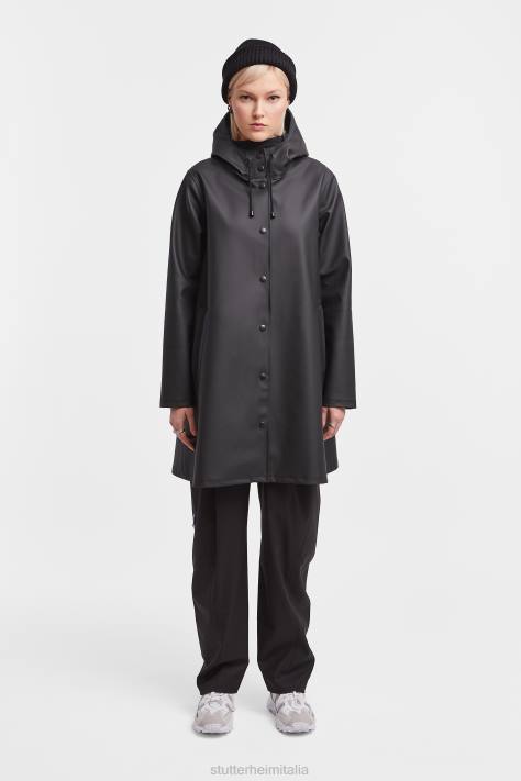 vestiario L08Z19 nero donne impermeabile mosebacke Stutterheim