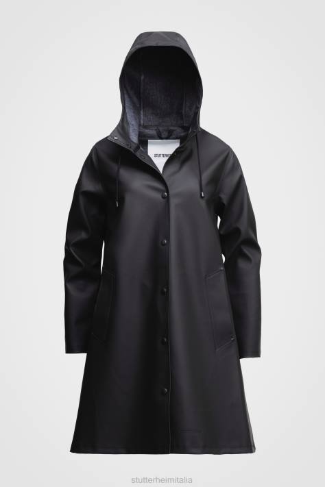 vestiario L08Z19 nero donne impermeabile mosebacke Stutterheim