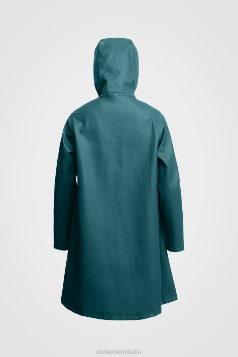 vestiario L08Z201 blu petrolio donne impermeabile mosebacke Stutterheim