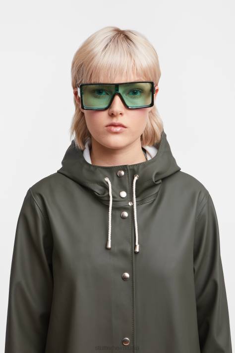 vestiario L08Z23 verde donne impermeabile mosebacke Stutterheim