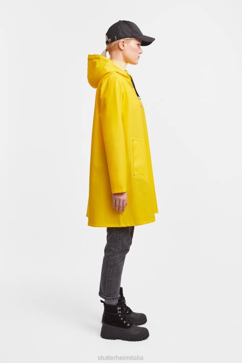 vestiario L08Z27 giallo donne impermeabile leggero mosebacke Stutterheim