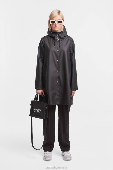 vestiario L08Z30 nero donne impermeabile leggero mosebacke Stutterheim