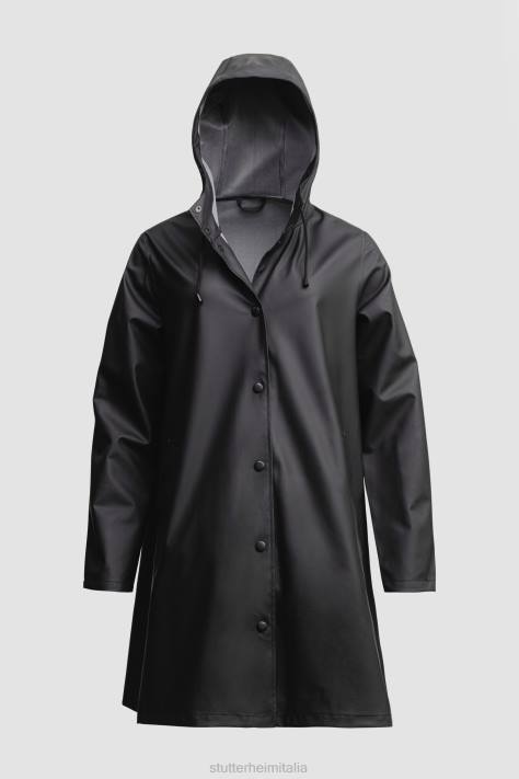 vestiario L08Z30 nero donne impermeabile leggero mosebacke Stutterheim