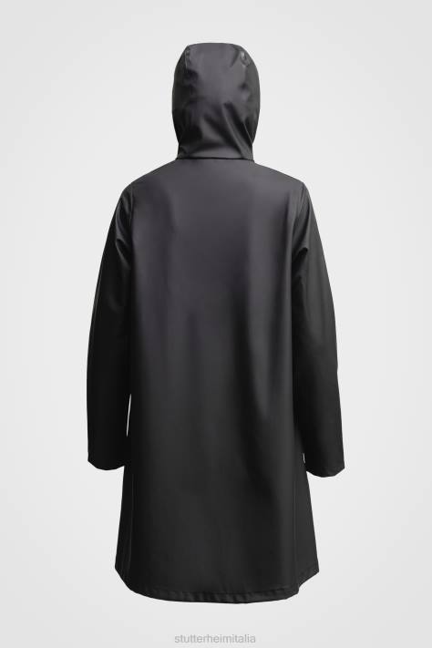 vestiario L08Z30 nero donne impermeabile leggero mosebacke Stutterheim