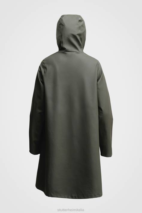 vestiario L08Z31 verde donne impermeabile leggero mosebacke Stutterheim