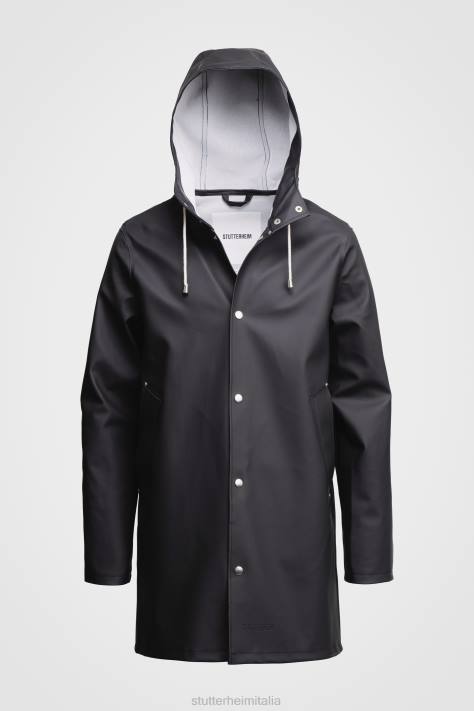 vestiario L08Z38 nero donne impermeabile di Stoccolma Stutterheim