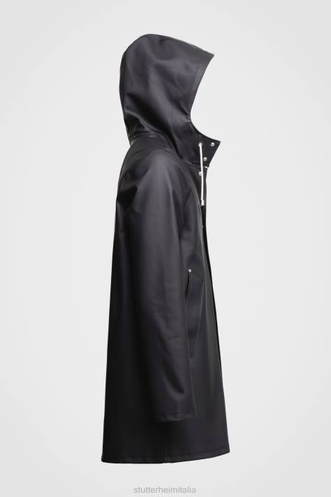 vestiario L08Z38 nero donne impermeabile di Stoccolma Stutterheim