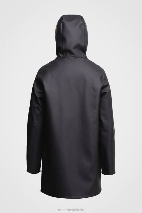 vestiario L08Z38 nero donne impermeabile di Stoccolma Stutterheim