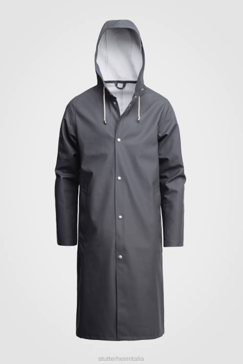 vestiario L08Z49 carbone donne impermeabile lungo di Stoccolma Stutterheim