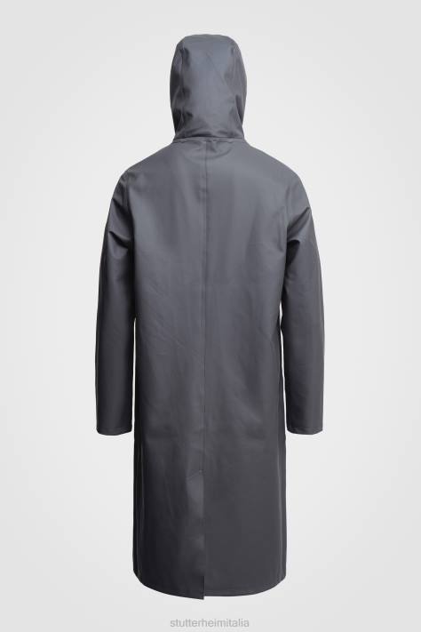 vestiario L08Z49 carbone donne impermeabile lungo di Stoccolma Stutterheim