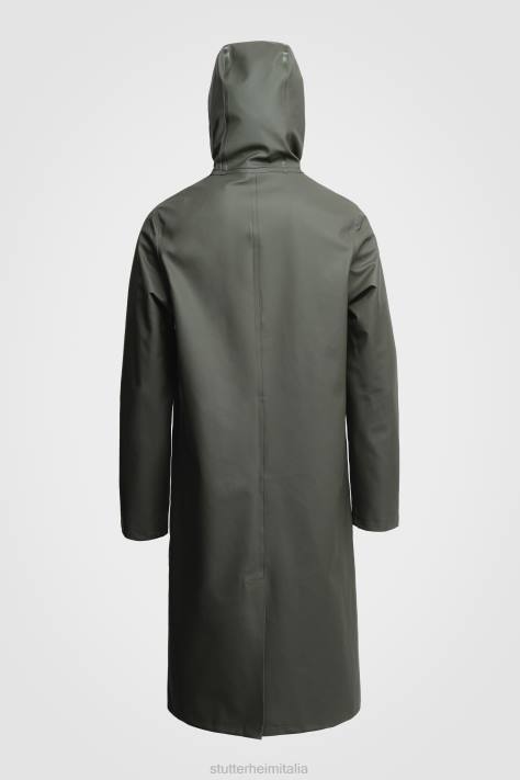 vestiario L08Z50 verde donne impermeabile lungo di Stoccolma Stutterheim