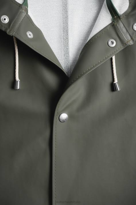 vestiario L08Z50 verde donne impermeabile lungo di Stoccolma Stutterheim