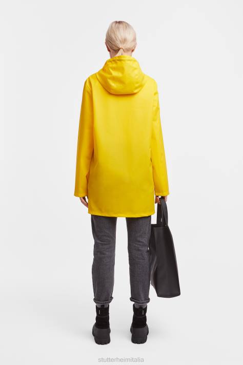 vestiario L08Z54 giallo donne impermeabile leggero di Stoccolma Stutterheim