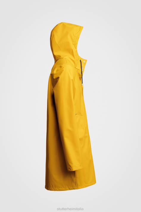 vestiario L08Z54 giallo donne impermeabile leggero di Stoccolma Stutterheim