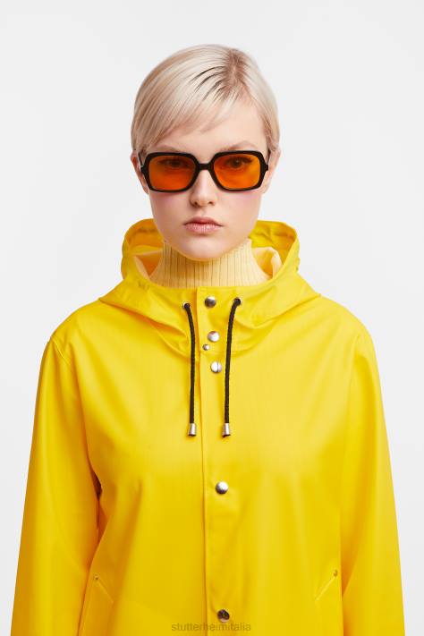 vestiario L08Z54 giallo donne impermeabile leggero di Stoccolma Stutterheim