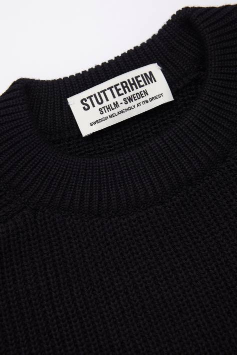 vestiario L08Z85 nero donne maglione originale Stutterheim