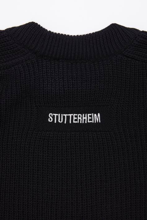 vestiario L08Z85 nero donne maglione originale Stutterheim