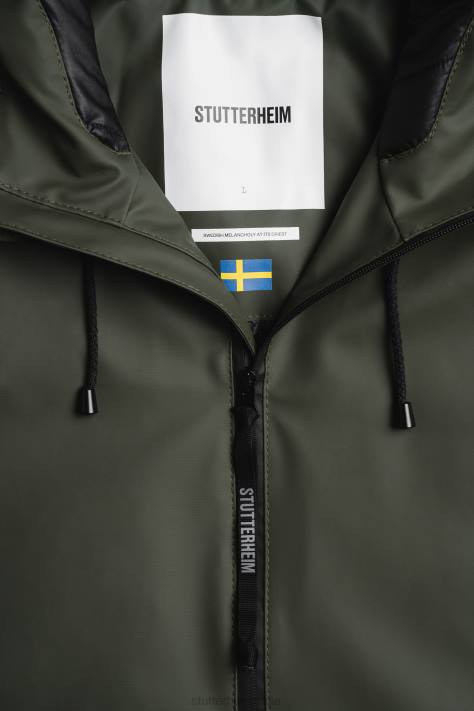 vestiario L08Z252 verde uomini giacca invernale di Stoccolma Stutterheim