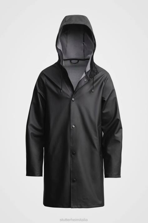 vestiario L08Z107 nero uomini impermeabile leggero di Stoccolma Stutterheim