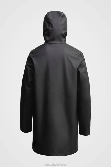 vestiario L08Z107 nero uomini impermeabile leggero di Stoccolma Stutterheim