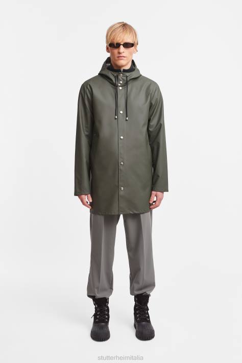 vestiario L08Z119 verde uomini impermeabile leggero di Stoccolma Stutterheim