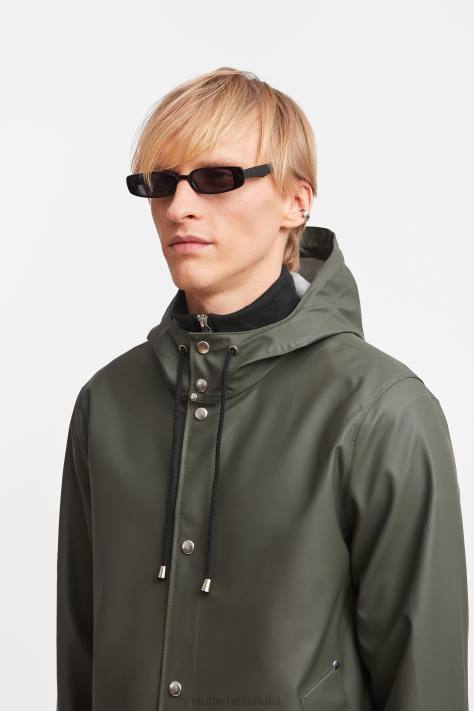 vestiario L08Z119 verde uomini impermeabile leggero di Stoccolma Stutterheim