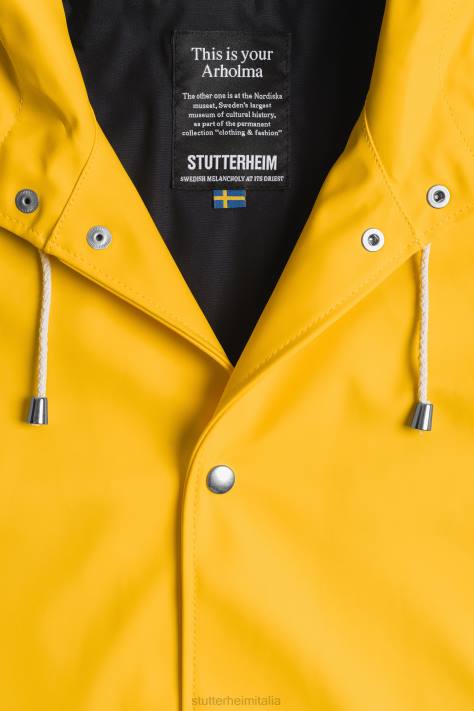 vestiario L08Z124 giallo uomini impermeabile di Arholma Stutterheim