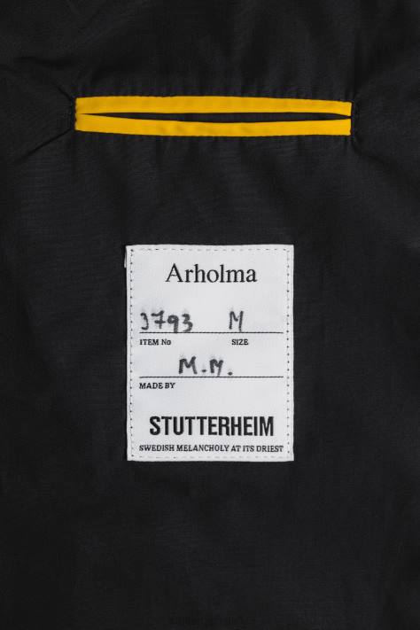 vestiario L08Z124 giallo uomini impermeabile di Arholma Stutterheim