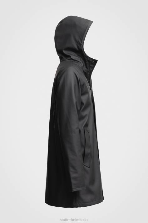 vestiario L08Z125 nero uomini impermeabile di Arholma Stutterheim