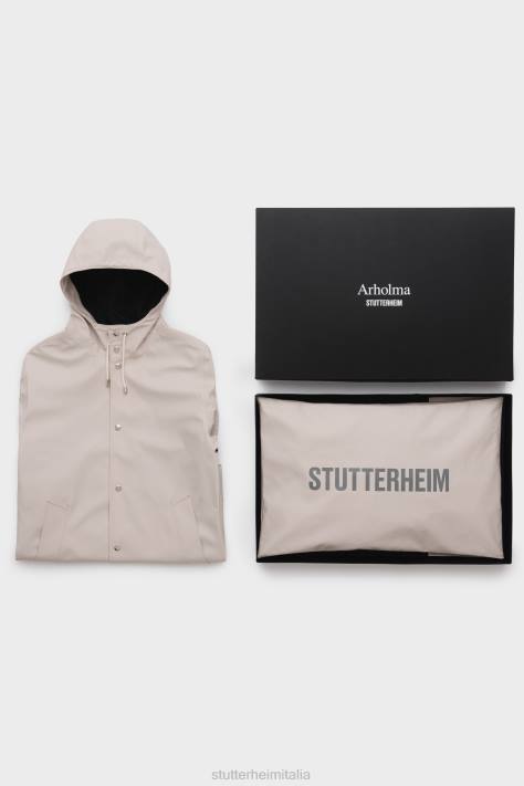 vestiario L08Z127 sabbia chiara uomini impermeabile di Arholma Stutterheim