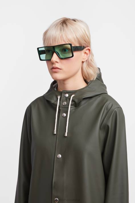 vestiario L08Z130 verde uomini impermeabile lungo di Stoccolma Stutterheim