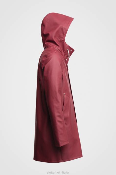 vestiario L08Z222 Borgogna uomini impermeabile di Stoccolma Stutterheim