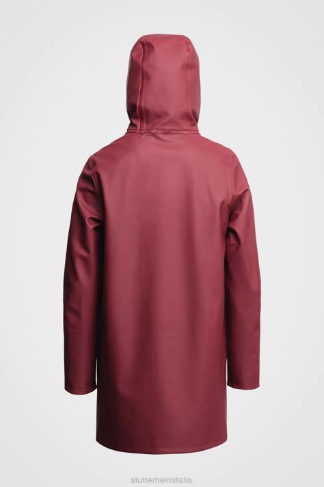 vestiario L08Z222 Borgogna uomini impermeabile di Stoccolma Stutterheim