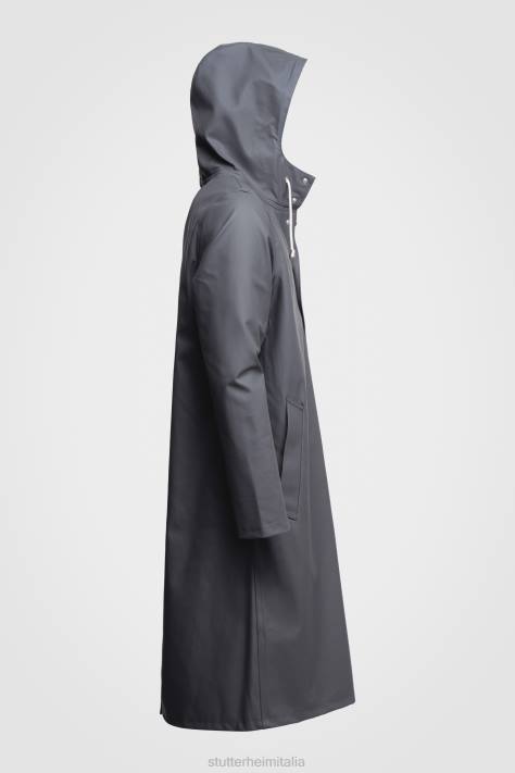 vestiario L08Z225 carbone uomini impermeabile lungo di Stoccolma Stutterheim