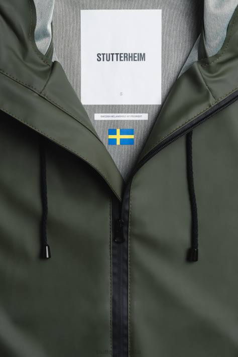 vestiario L08Z146 verde uomini parka di camden Stutterheim