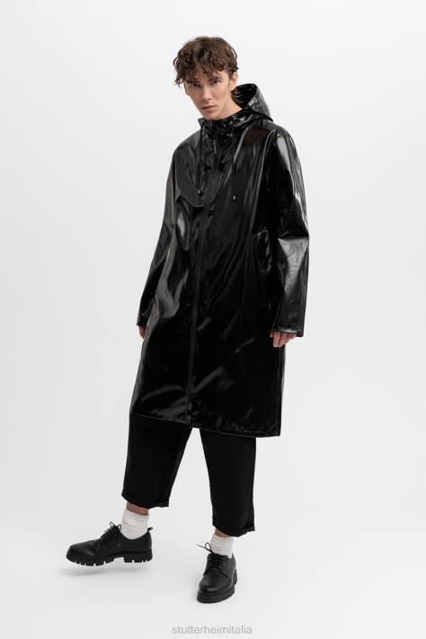 vestiario L08Z149 nero uomini Parka opale di Camden Stutterheim