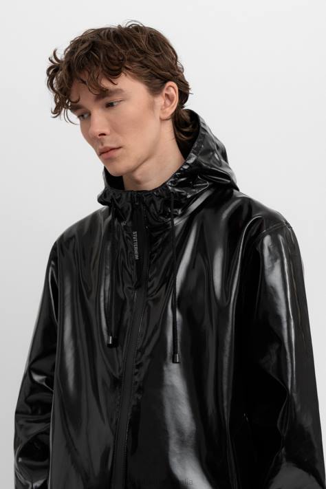 vestiario L08Z149 nero uomini Parka opale di Camden Stutterheim