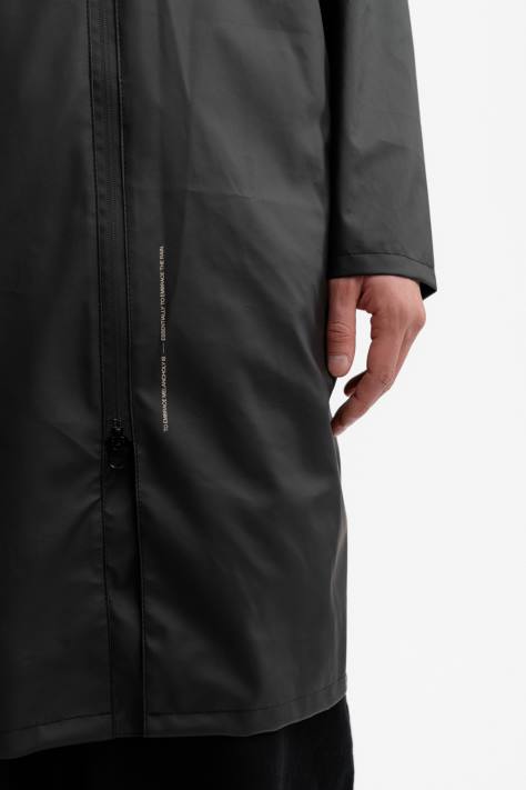 vestiario L08Z217 nero uomini parka leggero portabello Stutterheim