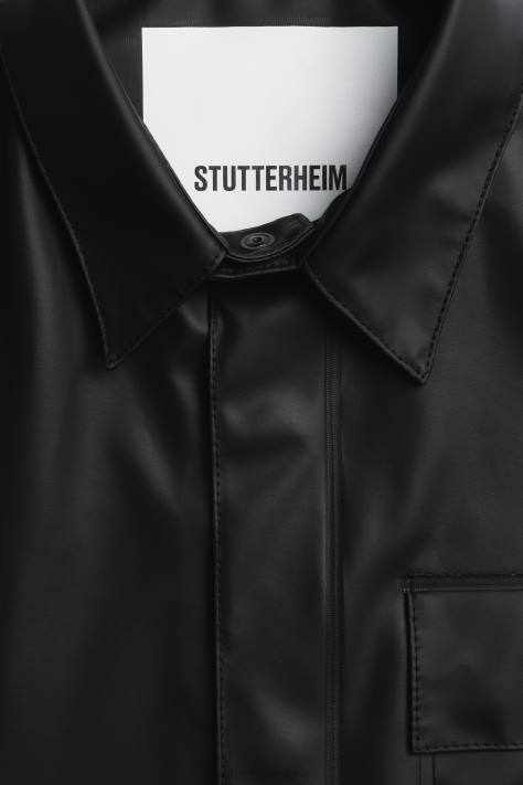 vestiario L08Z142 nero uomini sovracamicia ad anello Stutterheim