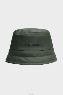 Stutterheim Cappello da pescatore imbottito Skarholmen verde - Stutterheim Italia 8V6X6411 unisex